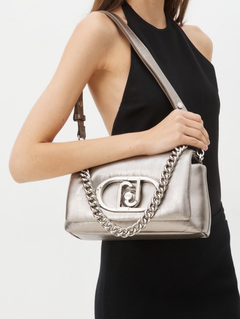 Женская сумка  LIU∙JO, Артикул AF4148, темно-серебряный | 4223406. Ракурс 2
