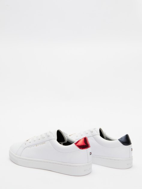 Женские кеды TOMMY HILFIGER ESSENTIAL SNEAKER, Артикул FW0FW03682, белый | 4224434. Ракурс 7 Женские кеды TOMMY HILFIGER ESSENTIAL SNEAKER, Артикул FW0FW03682, белый | 4224434. Ракурс 7