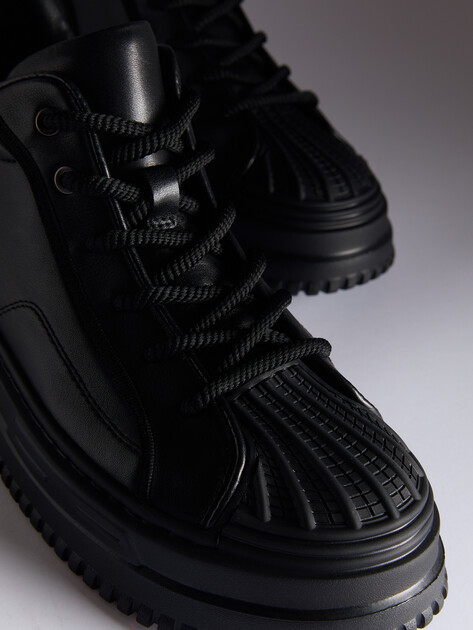Мужские высокие кеды TENDANCE, Артикул ET-20-1, черный | 4235814. Ракурс 6