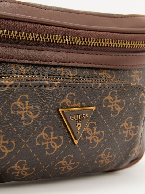 Мужская поясная сумка GUESS VEZZOLA ECO COMPACT BUM BAG, Артикул HMEVZLP3231, темно-коричневый | 4235830. Ракурс 3 Мужская поясная сумка GUESS VEZZOLA ECO COMPACT BUM BAG, Артикул HMEVZLP3231, темно-коричневый | 4235830. Ракурс 3