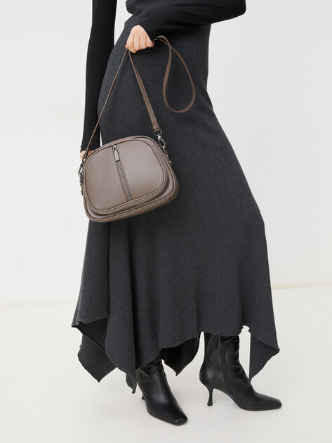 Кросс-боди TENDANCE, Артикул MR6030, серо-коричневый | 4238562. Ракурс 2