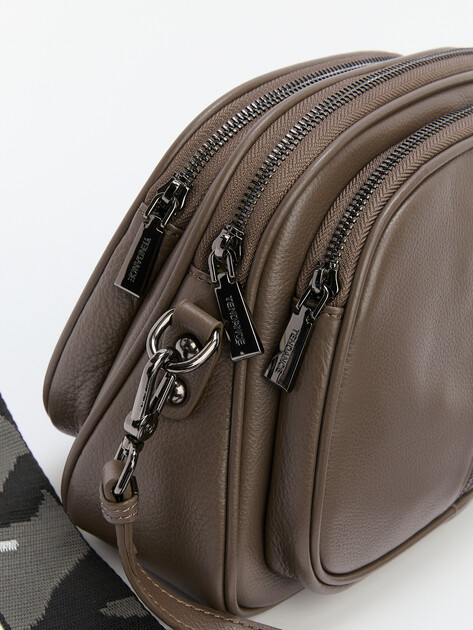 Кросс-боди TENDANCE, Артикул MR6030, серо-коричневый | 4238562. Ракурс 3