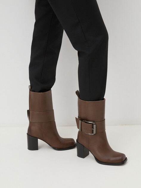 Женские полусапоги TENDANCE, Артикул GLC3463-01, зелено-коричневый | 4239350. Ракурс 2