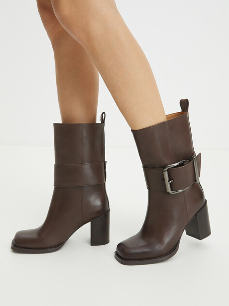 Женские полусапоги TENDANCE, Артикул GLC3463-01, темно-коричневый | 4239366. Ракурс 2