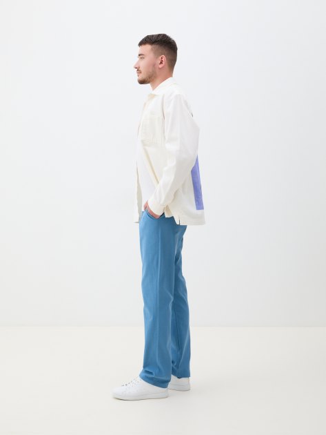 Мужские брюки MAISON DAVID, Артикул BLN916-1, темно-голубой | 4246546. Ракурс 6