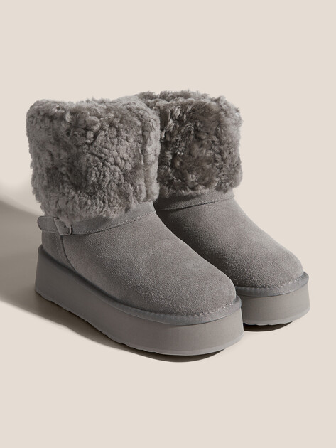 Женские угги TENDANCE, Артикул YS-38168D-66, коричневато-серый | 4246746. Ракурс 2 Женские угги TENDANCE, Артикул YS-38168D-66, коричневато-серый | 4246746. Ракурс 2