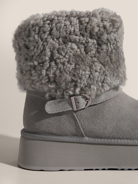 Женские угги TENDANCE, Артикул YS-38168D-66, коричневато-серый | 4246746. Ракурс 3 Женские угги TENDANCE, Артикул YS-38168D-66, коричневато-серый | 4246746. Ракурс 3