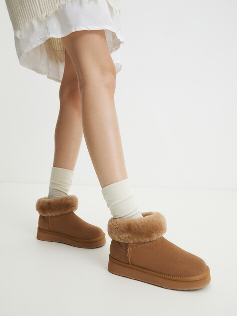 Женские угги TENDANCE, Артикул YS-38115D-33, светло-коричневый | 4246780. Ракурс 2 Женские угги TENDANCE, Артикул YS-38115D-33, светло-коричневый | 4246780. Ракурс 2