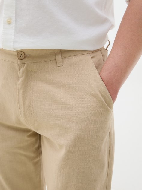 Мужские брюки MAISON DAVID, Артикул BLN916-1, бежевый | 4246823. Ракурс 3