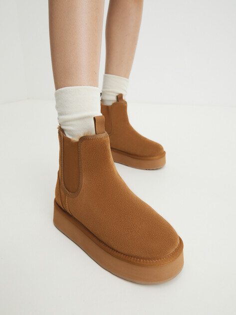 Женские угги TENDANCE, Артикул YS-38168D-55, коричневый | 4247090. Ракурс 2