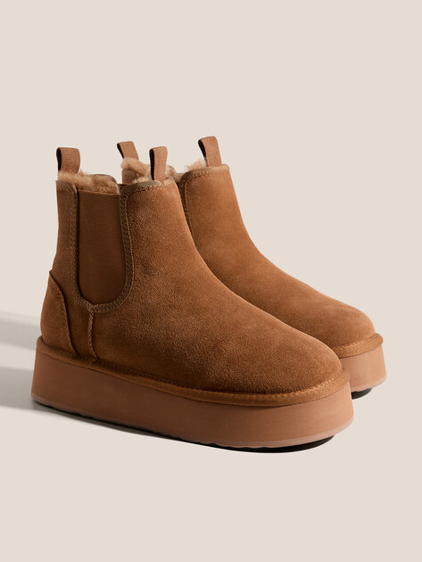 Женские угги TENDANCE, Артикул YS-38168D-55, коричневый | 4247090. Ракурс 3