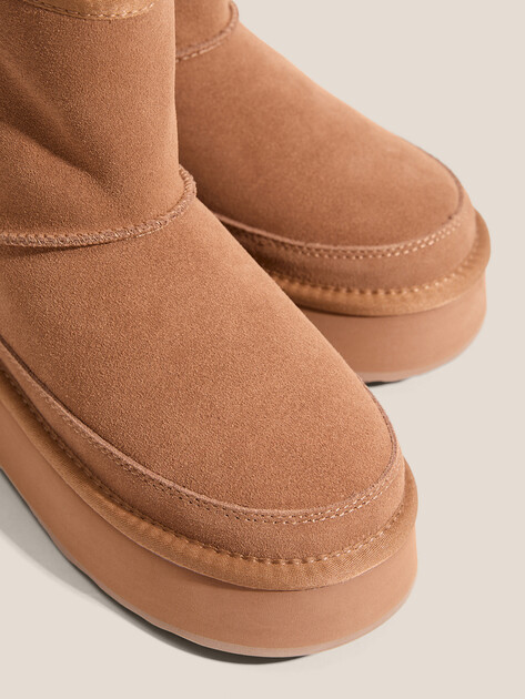 Женские угги TENDANCE, Артикул YS-38168D-61, светло-коричневый | 4247297. Ракурс 4