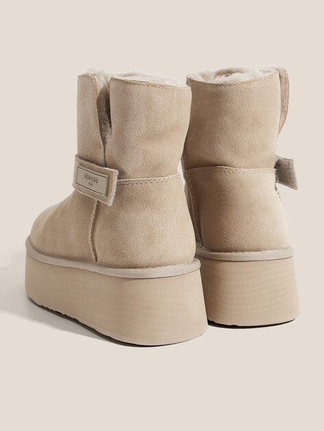 Женские угги TENDANCE, Артикул YS-38116D-62, бежевый | 4247395. Ракурс 6