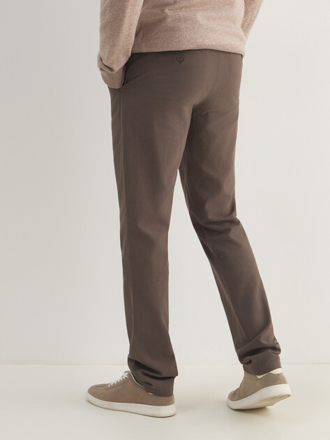 Мужские брюки MAISON DAVID, Артикул BLN916-1, серо-зеленый | 4247573. Ракурс 4