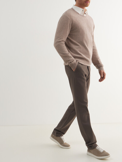 Мужские брюки MAISON DAVID, Артикул BLN916-1, серо-зеленый | 4247573. Ракурс 5