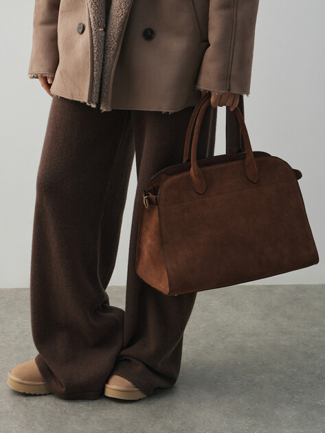 Женский тоут TENDANCE, Артикул MRH24-005, темно-коричневый | 4247915. Ракурс 7