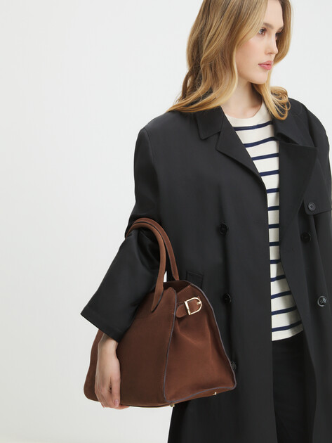 Женский тоут TENDANCE, Артикул MRH24-005, темно-коричневый | 4247915. Ракурс 2