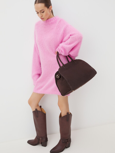 Женский тоут TENDANCE, Артикул MRH24-005, темно-коричневый | 4247917. Ракурс 2