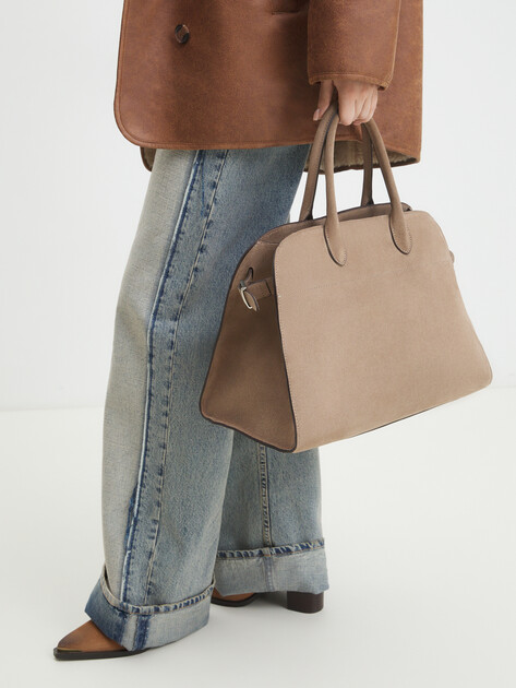 Женский тоут TENDANCE, Артикул MRH24-006, серо-бежевый | 4247996. Ракурс 2