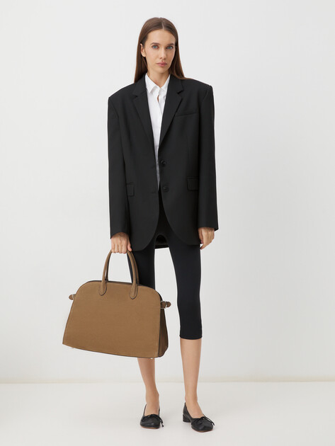 Женский тоут TENDANCE, Артикул MRH24-006, бежево-коричневый | 4248000. Ракурс 2