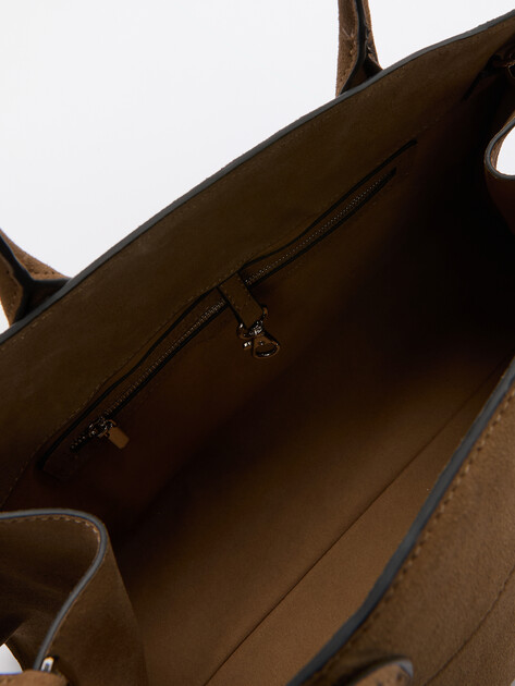 Женский тоут TENDANCE, Артикул MRH24-006, бежево-коричневый | 4248000. Ракурс 5