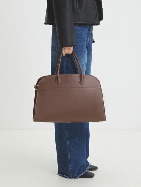 Женский тоут TENDANCE, Артикул MRH24-006NP, коричневый | 4248048. Ракурс 2