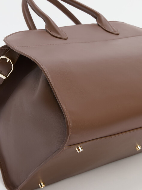 Женский тоут TENDANCE, Артикул MRH24-006NP, коричневый | 4248048. Ракурс 3