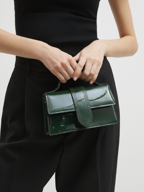 Женская сумка  TENDANCE, Артикул MRH24-302QP, изумрудный | 4248218. Ракурс 2