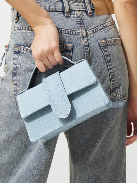 Женская сумка  TENDANCE, Артикул MRH24-303, светло-голубой | 4248264. Ракурс 2