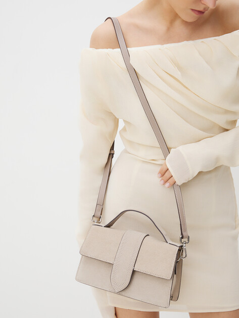 Женская сумка  TENDANCE, Артикул MRH24-330NJ, серо-бежевый | 4248279. Ракурс 2