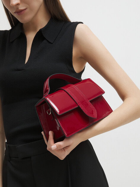 Женская сумка  TENDANCE, Артикул MRH24-331QP, вишневый | 4248349. Ракурс 2