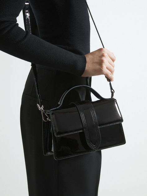 Женская сумка  TENDANCE, Артикул MRH24-331QP, черный | 4248351. Ракурс 2