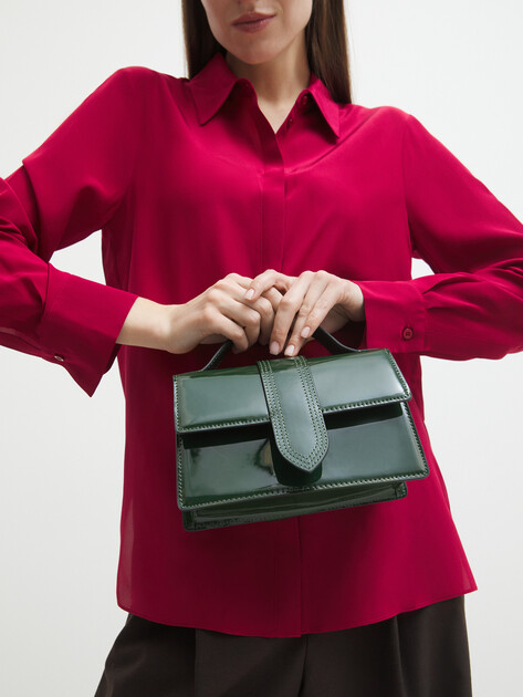 Женская сумка  TENDANCE, Артикул MRH24-331QP, изумрудный | 4248355. Ракурс 2