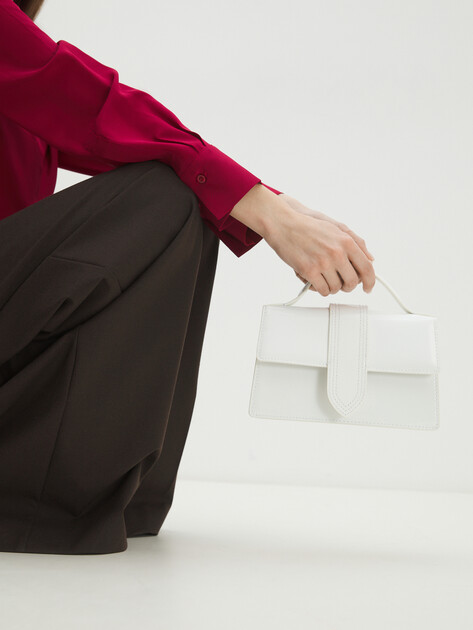 Женская сумка TENDANCE, Артикул MRH24-331QP, белый | 4248357. Ракурс 2 Женская сумка TENDANCE, Артикул MRH24-331QP, белый | 4248357. Ракурс 2