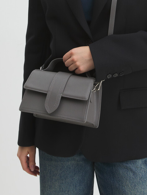 Женская сумка  TENDANCE, Артикул MRH24-331EC, серый | 4248386. Ракурс 2