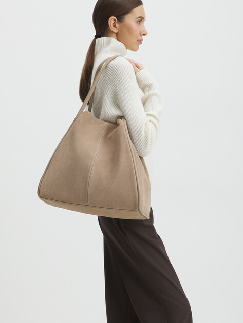 Женский шоппер TENDANCE, Артикул MRH23-376, серо-бежевый | 4248459. Ракурс 6 Женский шоппер TENDANCE, Артикул MRH23-376, серо-бежевый | 4248459. Ракурс 6
