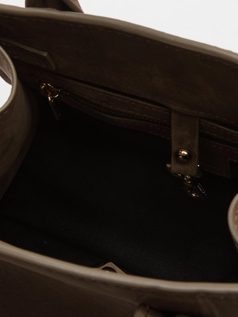 Женский тоут CALZETTI ASHLEY MINI, Артикул ASHLEY MINI, серовато-коричневый | 4250254. Ракурс 6