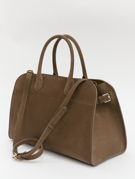 Женский тоут CALZETTI ASHLEY MAXI, Артикул ASHLEY MAXI, серовато-коричневый | 4250310. Ракурс 3