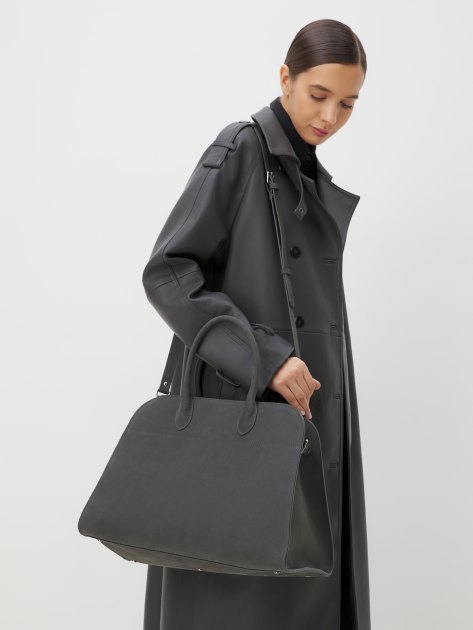 Женский тоут CALZETTI ASHLEY MAXI, Артикул ASHLEY MAXI, темно-серый | 4250316. Ракурс 2 Женский тоут CALZETTI ASHLEY MAXI, Артикул ASHLEY MAXI, темно-серый | 4250316. Ракурс 2