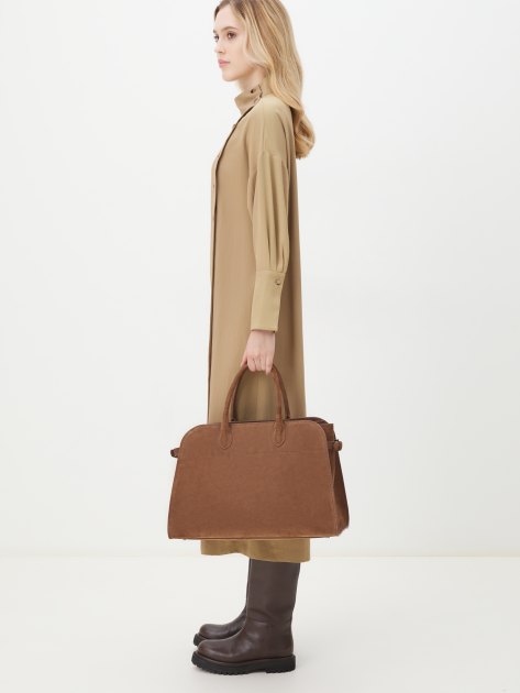 Женский тоут CALZETTI, Артикул ASHLEY MAXI, бежево-коричневый | 4250321. Ракурс 7 Женский тоут CALZETTI, Артикул ASHLEY MAXI, бежево-коричневый | 4250321. Ракурс 7