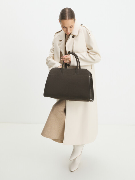 Женский тоут CALZETTI, Артикул ASHLEY MAXI, шоколадный | 4250322. Ракурс 6 Женский тоут CALZETTI, Артикул ASHLEY MAXI, шоколадный | 4250322. Ракурс 6