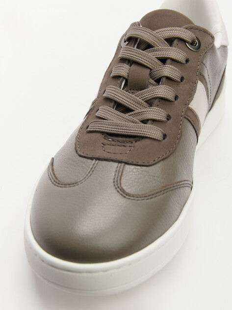 Женские кеды MAISON DAVID, Артикул TM3075F-16, коричнево-серый | 4250746. Ракурс 6