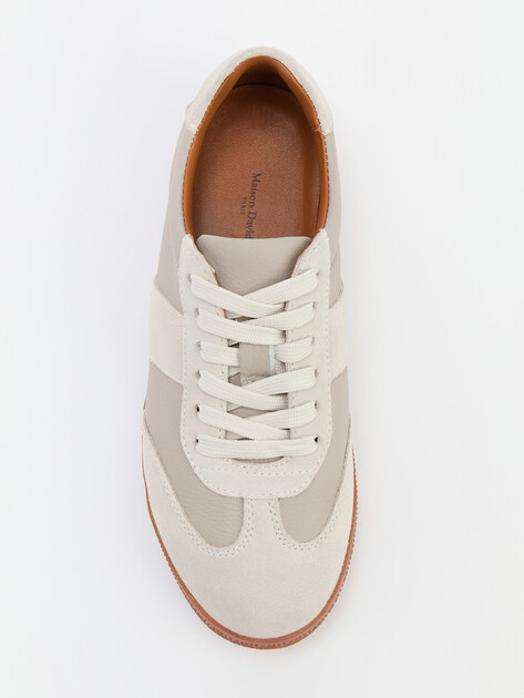 Женские кеды MAISON DAVID, Артикул TM3237D-1, серо-бежевый | 4250819. Ракурс 5