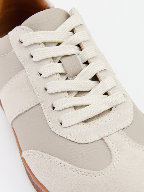 Женские кеды MAISON DAVID, Артикул TM3237D-1, серо-бежевый | 4250819. Ракурс 6