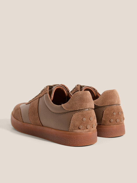 Женские кеды MAISON DAVID, Артикул TM3237D-1, бежево-коричневый | 4250831. Ракурс 6