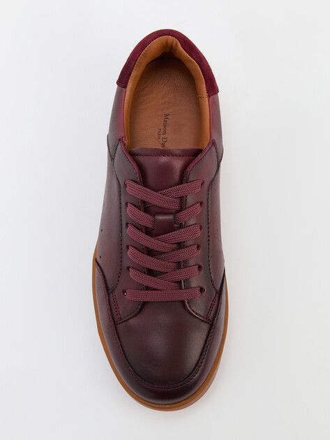 Женские кеды MAISON DAVID, Артикул TM3069T-22, бордовый | 4250928. Ракурс 5