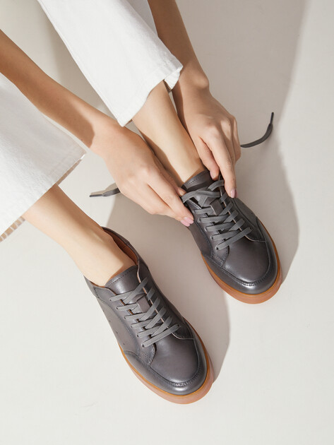 Женские кеды MAISON DAVID, Артикул TM3069T-22, коричнево-серый | 4250988. Ракурс 7 Женские кеды MAISON DAVID, Артикул TM3069T-22, коричнево-серый | 4250988. Ракурс 7