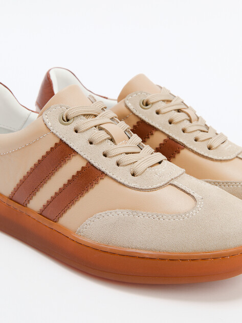 Женские кеды MAISON DAVID, Артикул TM3075F-19, бежевый | 4251025. Ракурс 6