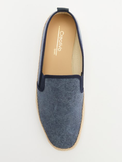 Мужские слипоны CREATIVO SPAIN, Артикул 3506, темно-синий | 4251309. Ракурс 5