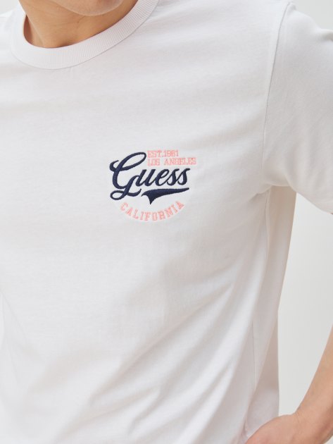 Мужская футболка GUESS SS CN GUESS PLANISPHERE TEE, Артикул M4RI11I3Z14, белый | 4251499. Ракурс 3